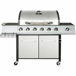 Charles Bentley 7 Burner (6+side) Premium Gas BBQ - Stainless Steel -CHARLES BENTLEY Shop 19631637 4