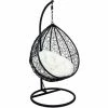 Charles Bentley Garden Wicker Rattan Patio Hanging Swing Chair Seat - Black 1 Charles Bentley Garden Wicker Rattan Patio Hanging Swing Chair Seat - Black -CHARLES BENTLEY Shop 1989307 1
