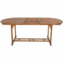 Charles Bentley FSC Acacia Hardwood Oval Extendable Table -CHARLES BENTLEY Shop 2217528 2