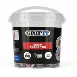 CHARLES BENTLEY Gripit 18mm Plasterboard Fixing - 100 Pack (Red) Stud Wall Anchor Max Load 74kg 4 CHARLES BENTLEY Gripit 18mm Plasterboard Fixing - 100 Pack (Red) Stud Wall Anchor Max Load 74kg -CHARLES BENTLEY Shop 23303129 3