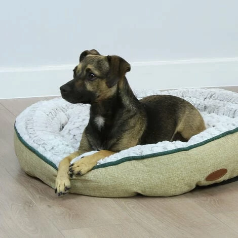 Charles Bentley Small Linen Soft Pet Bed Taupe Charles Bentley Small Linen Soft Pet Bed Taupe -CHARLES BENTLEY Shop 23682832 4