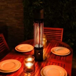 Charles Bentley 1200W Electric Outdoor Tower Heater For Patio Or Garden -CHARLES BENTLEY Shop 24096154 5