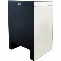 Charles Bentley 3 Drawer Contemporary Mirrored Bedside Table 4 Charles Bentley 3 Drawer Contemporary Mirrored Bedside Table -CHARLES BENTLEY Shop 2440924 3