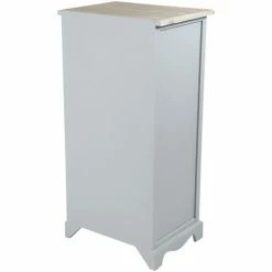 Charles Bentley Grey Loxley Vintage Solid Wood Chest Of Drawers 5 Drawer Tallboy -CHARLES BENTLEY Shop 2440995 5