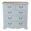 Charles Bentley Loxley Chest Of 5 Drawers Grey Cabinet Sideboard H95 X L38 X W90 -CHARLES BENTLEY Shop 2441150 1
