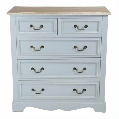Charles Bentley Loxley Chest of 5 Drawers Grey Cabinet Sideboard H95 x L38 x W90 Charles Bentley Loxley Chest Of 5 Drawers Grey Cabinet Sideboard H95 X L38 X W90 -CHARLES BENTLEY Shop 2441150 1