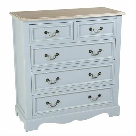 Charles Bentley Loxley Chest of 5 Drawers Grey Cabinet Sideboard H95 x L38 x W90 Charles Bentley Loxley Chest Of 5 Drawers Grey Cabinet Sideboard H95 X L38 X W90 -CHARLES BENTLEY Shop 2441150 2