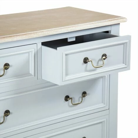 Charles Bentley Loxley Chest of 5 Drawers Grey Cabinet Sideboard H95 x L38 x W90 Charles Bentley Loxley Chest Of 5 Drawers Grey Cabinet Sideboard H95 X L38 X W90 -CHARLES BENTLEY Shop 2441150 4