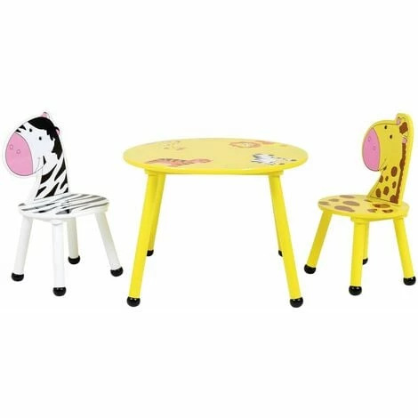 Charles Bentley Wood Safari Table & Chairs 2 Chairs Set Childrens Furniture Charles Bentley Wood Safari Table & Chairs 2 Chairs Set Childrens Furniture -CHARLES BENTLEY Shop 2441232 1