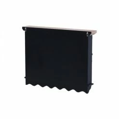 Charles Bentley Loxley Wall Storage Shelf Black With Gold Hooks -CHARLES BENTLEY Shop 27599604 4