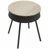 Charles Bentley Cane Rattan Pattern Side Table Black -CHARLES BENTLEY Shop 28403130 1
