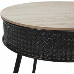 Charles Bentley Cane Rattan Pattern Side Table Black -CHARLES BENTLEY Shop 28403130 4
