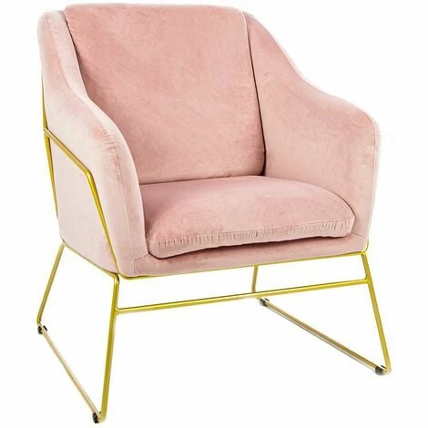 Charles Bentley Tilburg Velvet Occasional Chair Powder Pink Home Living Charles Bentley Tilburg Velvet Occasional Chair Powder Pink Home Living -CHARLES BENTLEY Shop 28720116 1