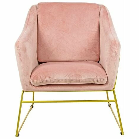 Charles Bentley Tilburg Velvet Occasional Chair Powder Pink Home Living Charles Bentley Tilburg Velvet Occasional Chair Powder Pink Home Living -CHARLES BENTLEY Shop 28720116 2