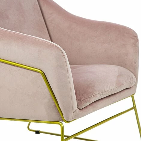 Charles Bentley Tilburg Velvet Occasional Chair Powder Pink Home Living Charles Bentley Tilburg Velvet Occasional Chair Powder Pink Home Living -CHARLES BENTLEY Shop 28720116 5