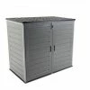 Charles Bentley 1170L Outdoor Garden Storage Cabinet - Grey And Black -CHARLES BENTLEY Shop 30047937 1