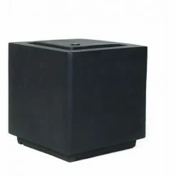 Charles Bentley Granite Cube Water Feature With LED Lights H39 X L38.5 X W38.5cm