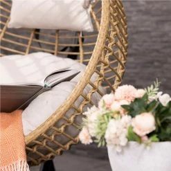 Charles Bentley Single Hanging Swing Chair H198 X Diameter 104cm Natural 4 Charles Bentley Single Hanging Swing Chair H198 X Diameter 104cm Natural -CHARLES BENTLEY Shop 32394501 3