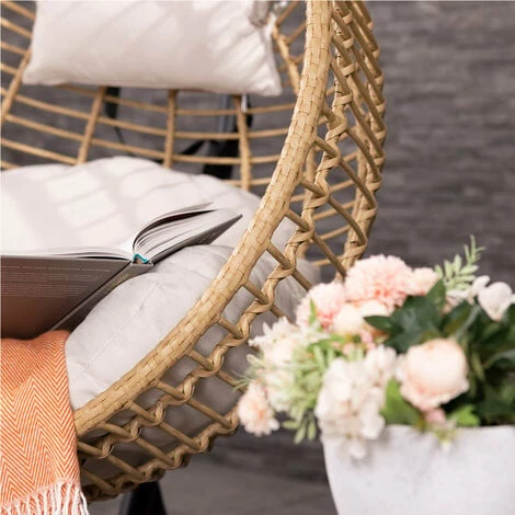 Charles Bentley Single Hanging Swing Chair H198 x Diameter 104cm Natural Charles Bentley Single Hanging Swing Chair H198 X Diameter 104cm Natural -CHARLES BENTLEY Shop 32394501 3