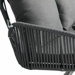 Charles Bentley 3 Seater Rope And Steel Garden Swing For Garden Or Patio Grey 4 Charles Bentley 3 Seater Rope And Steel Garden Swing For Garden Or Patio Grey -CHARLES BENTLEY Shop 32533349 3