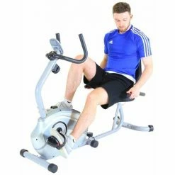 Charles Bentley Recumbent Exercise Bike 8 Level Adjustable Resistance
