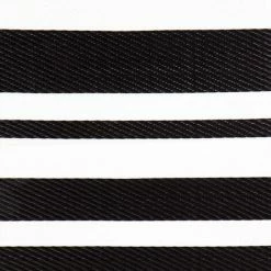 Charles Bentley Stripe Waterproof Rug Indoor/Outdoor Black 120x170cm -CHARLES BENTLEY Shop 36569967 3