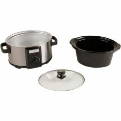 Charles Bentley 3.5L Slow Cooker Black Removable Ceramic Bowl 180W -CHARLES BENTLEY Shop 36977614 5