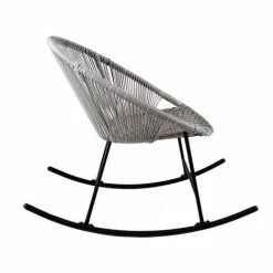 Charles Bentley Bali Rocking Outdoor Garden Patio Chair - Grey -CHARLES BENTLEY Shop 37143562 3