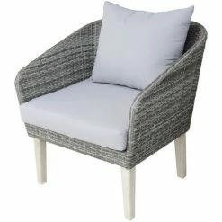 Charles Bentley Mixed Material Wicker Madrid Lounge Set Sofa Chairs Coffee Table -CHARLES BENTLEY Shop 37471550 5