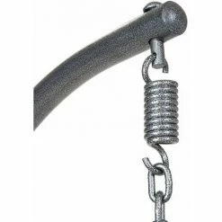 Charles Bentley Hanging Egg Shaped Rattan Swing Chair With Cushion - Grey -CHARLES BENTLEY Shop 3955474 3