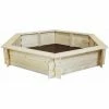 Charles Bentley Kids Children Outdoor Hexagonal FSC Wood Sand Pit Box Play 1 Charles Bentley Kids Children Outdoor Hexagonal FSC Wood Sand Pit Box Play -CHARLES BENTLEY Shop 3998235 1