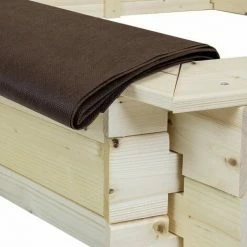 Charles Bentley Kids Children Outdoor Hexagonal FSC Wood Sand Pit Box Play -CHARLES BENTLEY Shop 3998235 4