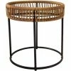 Charles Bentley Zanzibar Coffee Table Natural Side Rattan Side Table Brown -CHARLES BENTLEY Shop 40321474 1