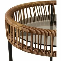 Charles Bentley Zanzibar Coffee Table Natural Side Rattan Side Table Brown 3 Charles Bentley Zanzibar Coffee Table Natural Side Rattan Side Table Brown -CHARLES BENTLEY Shop 40321474 2