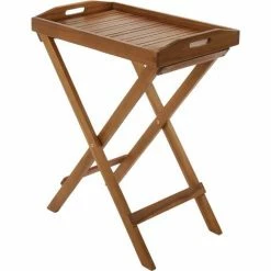 Charles Bentley FSC Acacia Wooden Butler Tray