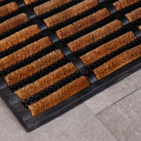 Charles Bentley 29.5" Natural Coir and Rubber Boot Scraper Door Mat 45x75cm Charles Bentley 29.5" Natural Coir And Rubber Boot Scraper Door Mat 45x75cm -CHARLES BENTLEY Shop 42268021 3