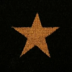 Charles Bentley 35" Black Triple Star Coir Door Mat Large Heavy Duty 60x90cm 4 Charles Bentley 35" Black Triple Star Coir Door Mat Large Heavy Duty 60x90cm -CHARLES BENTLEY Shop 42268025 3