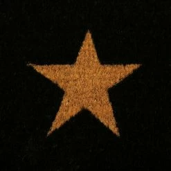 Charles Bentley 26" Black Triple Star Coir Door Mat Small Heavy Duty 40x65cm -CHARLES BENTLEY Shop 42268027 4