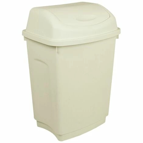 Charles Bentley 50 Litre Flip Top Rubbish Waste Kitchen Bin - Cream Charles Bentley 50 Litre Flip Top Rubbish Waste Kitchen Bin - Cream -CHARLES BENTLEY Shop 42842989 1