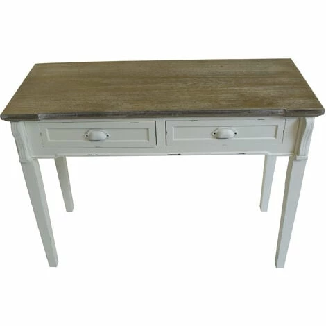 Charles Bentley Shabby Chic French Style 2 Drawer Console/Dressing/Hallway Table Charles Bentley Shabby Chic French Style 2 Drawer Console/Dressing/Hallway Table -CHARLES BENTLEY Shop 4453118 2