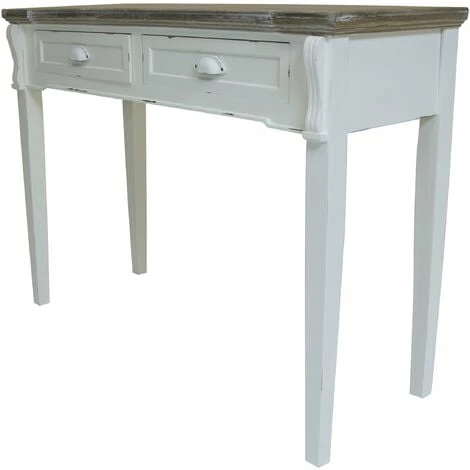Charles Bentley Shabby Chic French Style 2 Drawer Console/Dressing/Hallway Table Charles Bentley Shabby Chic French Style 2 Drawer Console/Dressing/Hallway Table -CHARLES BENTLEY Shop 4453118 3