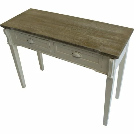Charles Bentley Shabby Chic French Style 2 Drawer Console/Dressing/Hallway Table Charles Bentley Shabby Chic French Style 2 Drawer Console/Dressing/Hallway Table -CHARLES BENTLEY Shop 4453118 4