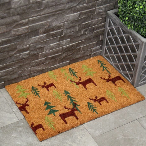 Charles Bentley Forest Coir Door Mat 24" Christmas Tree Red and Green 40x60cm Charles Bentley Forest Coir Door Mat 24" Christmas Tree Red And Green 40x60cm -CHARLES BENTLEY Shop 44846308 3