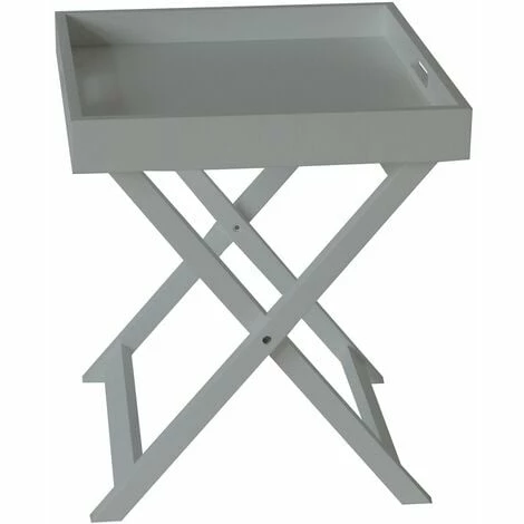 Charles Bentley Wooden Tray On Stand/Butlers Serving Tray Grey Charles Bentley Wooden Tray On Stand/Butlers Serving Tray Grey -CHARLES BENTLEY Shop 5520896 2