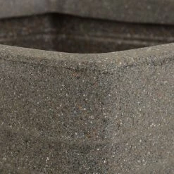 Charles Bentley Pair Of Tall Trojan Square Granite Planters (Dia. 40cm) Pots -CHARLES BENTLEY Shop 59234255 4