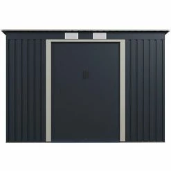 Charles Bentley Metal Galvanised Steel Shed 8.6ft X 6ft -CHARLES BENTLEY Shop 71058139 4