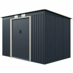 Charles Bentley Metal Galvanised Steel Shed 8.6ft X 6ft -CHARLES BENTLEY Shop 71058139 5