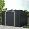 Charles Bentley Metal Galvanised Steel Shed 8.6ft X 8ft -CHARLES BENTLEY Shop 71058140 1