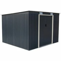 Charles Bentley Metal Galvanised Steel Shed 8.6ft X 8ft -CHARLES BENTLEY Shop 71058140 3