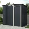Charles Bentley Metal Galvanised Steel Shed 6.6ft X 4ft -CHARLES BENTLEY Shop 71058143 1